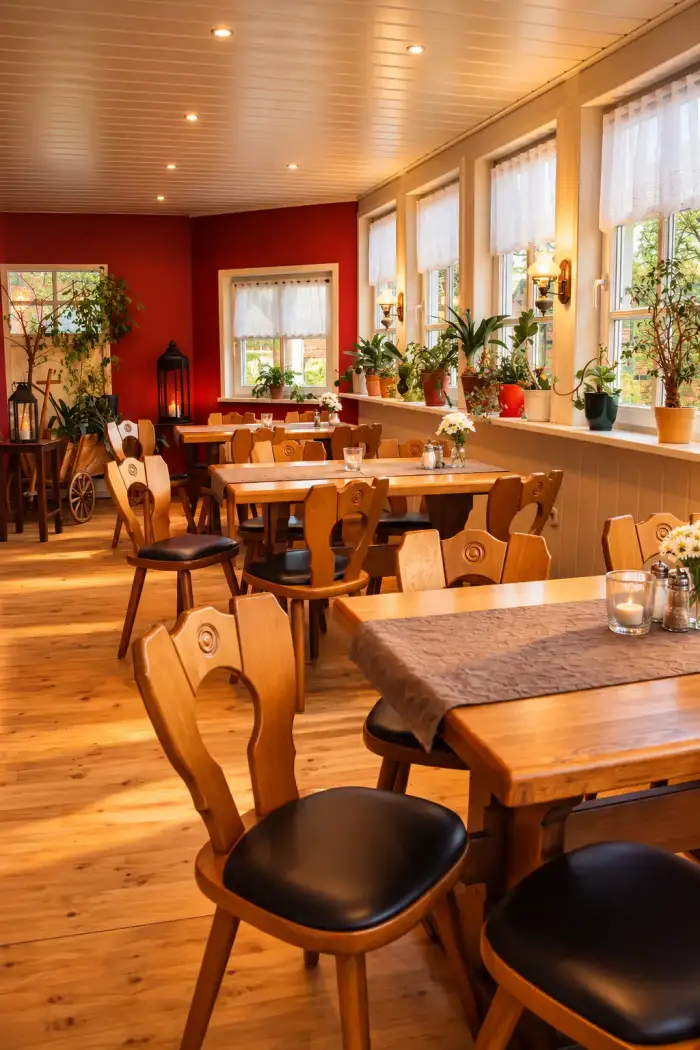 Biergarten im Landgasthof Schmidt